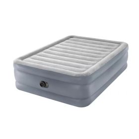 20" Dura-Beam Deluxe Raised Air Bed Mattress with Internal Pump;  Twin | Queen (size: Twin)